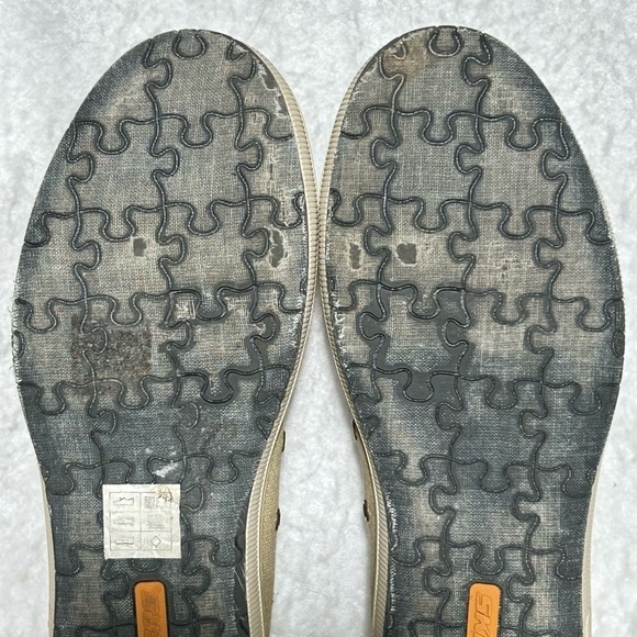 Skechers Merric Mens Sand Canvas Planted Slip On Casual Shoes Sz M 7 W 9.5 - Picture 9 of 11